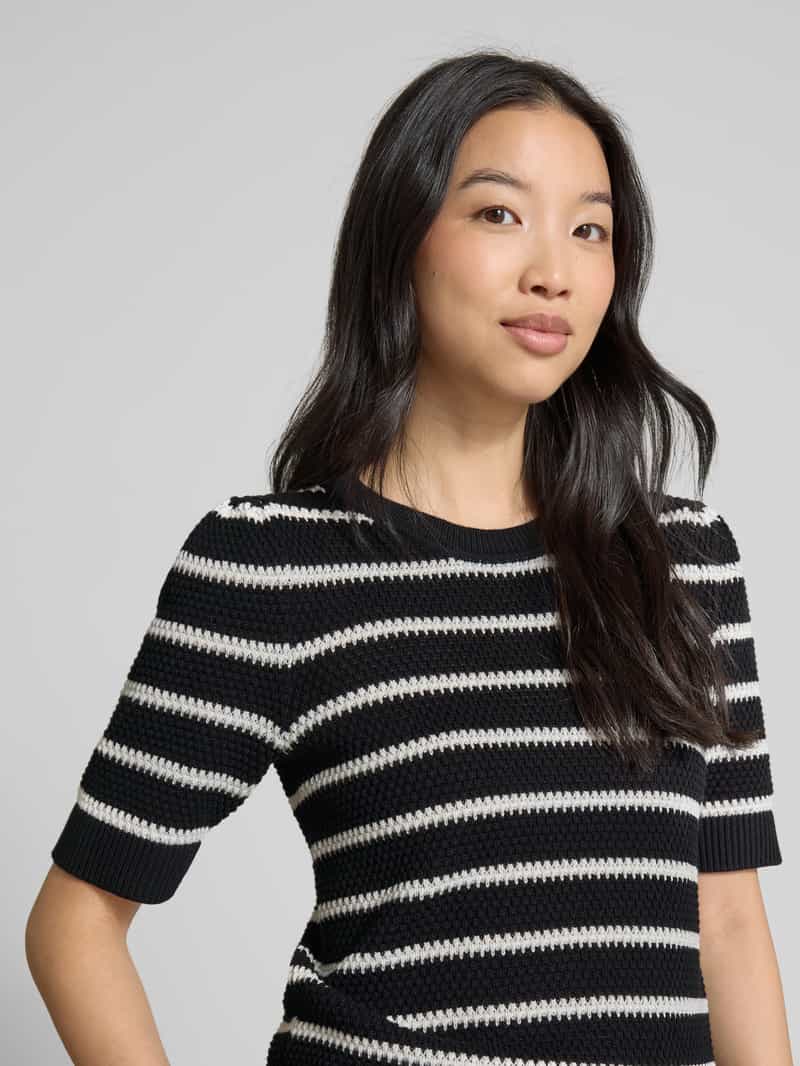 Vila Gebreide pullover met ribboorden model 'DALO'