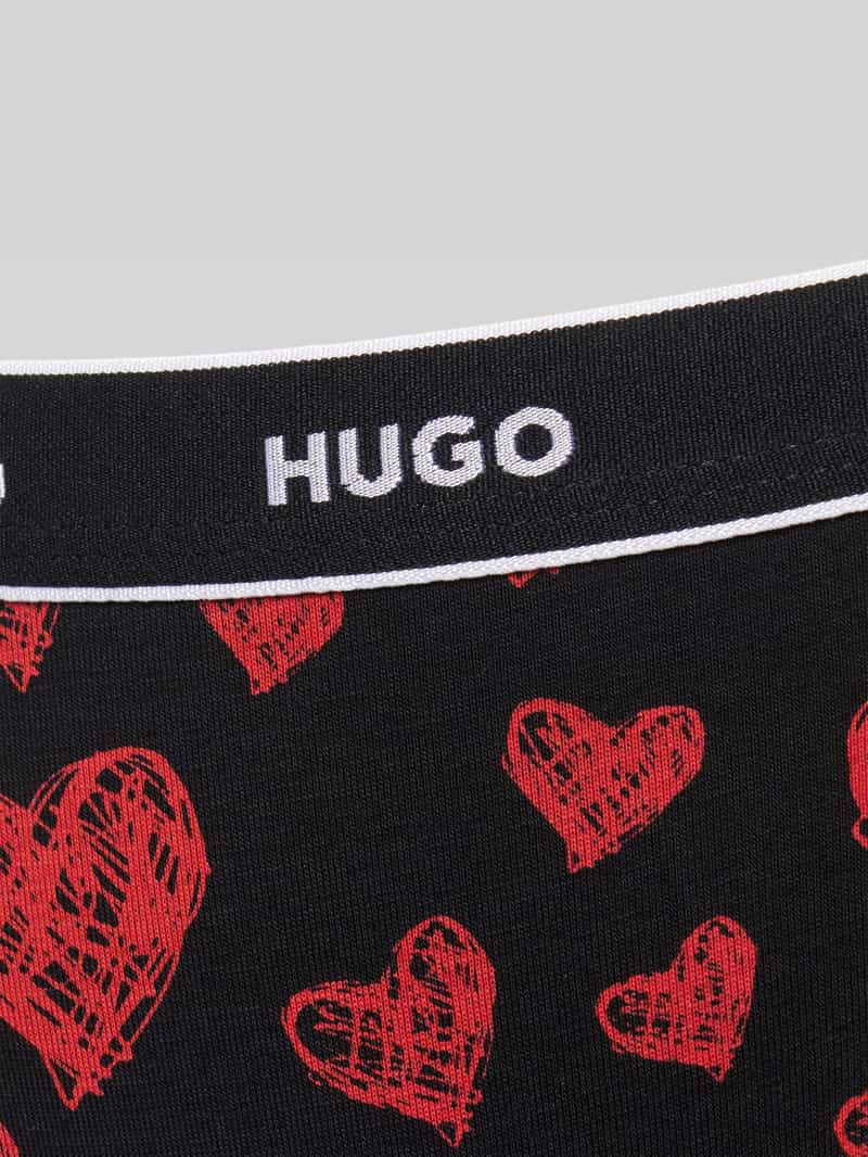 HUGO String met label in band model 'Carousel'