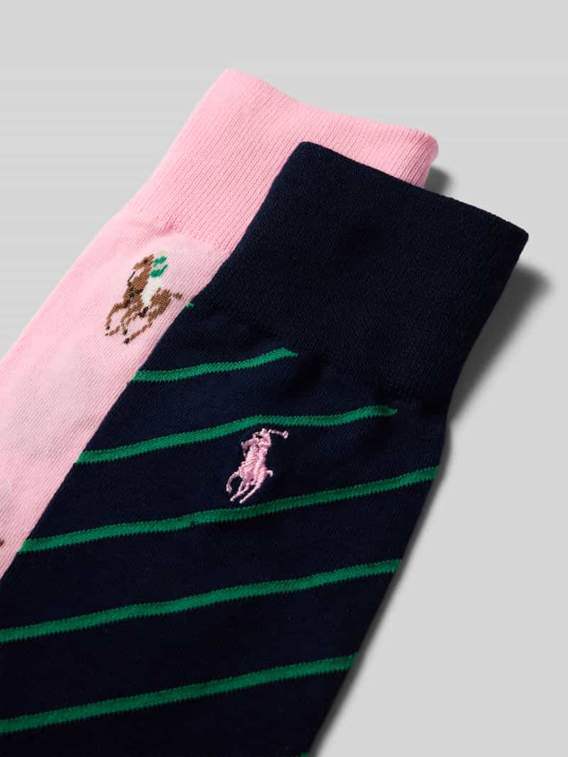 Polo Ralph Lauren Underwear Sokken met logostitching in een set van 2 paar