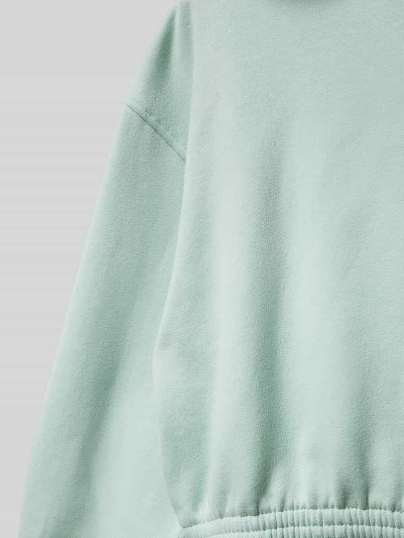 Tom Tailor Korte hoodie met katoen en capuchon