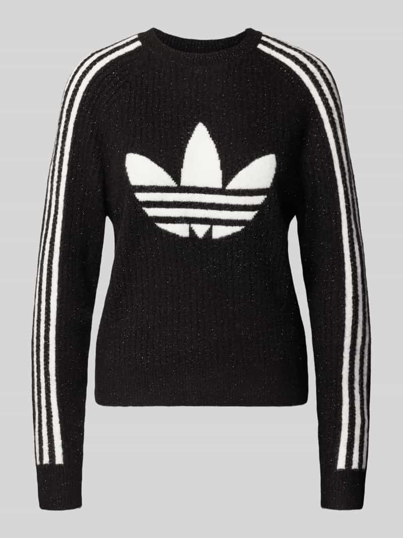 adidas Originals Gebreide pullover met labeldetail