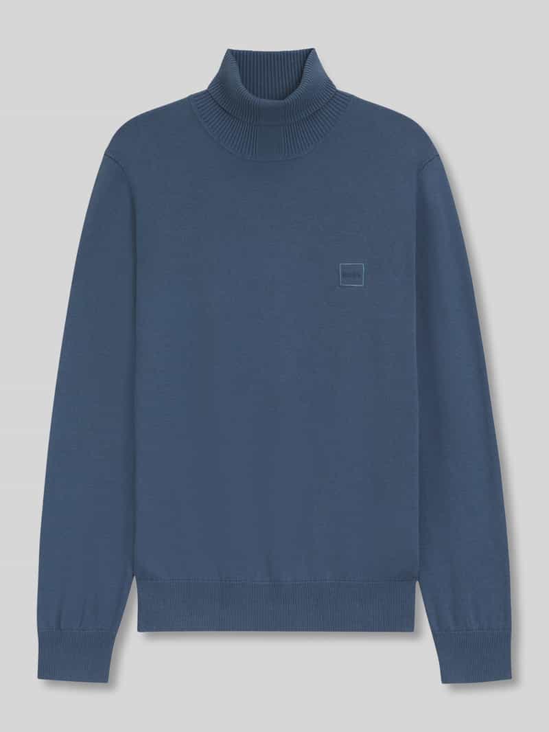 Boss Orange Regular fit coltrui van een mix van katoen en kasjmier model 'AKIRO_S'