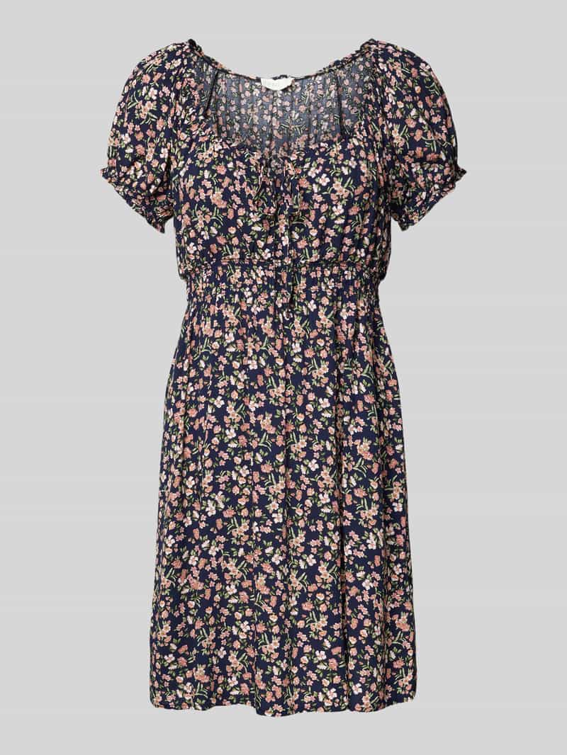 Apricot Mini-jurk van viscose met druppelvormige hals