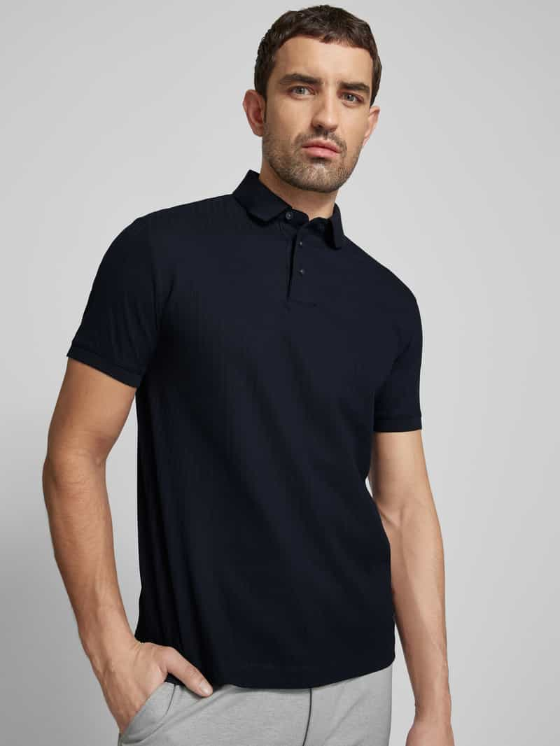 Emporio Armani Poloshirt met labelstitching