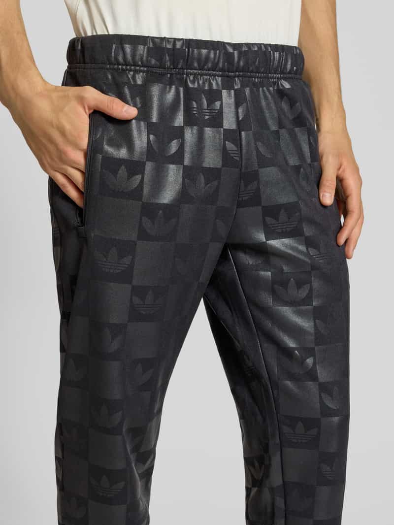 adidas Originals Regular fit sweatpants met all-over logoprint model 'Reg'