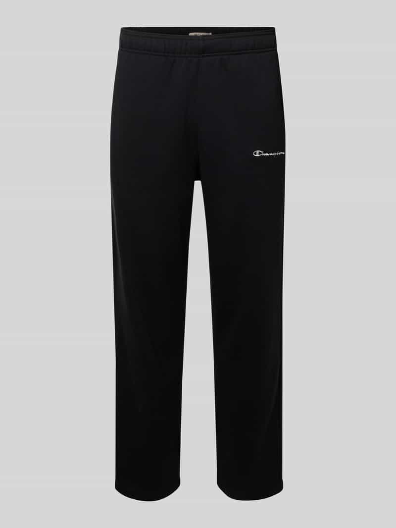 Champion Straight fit sweatpants met logostitching model 'Icons'