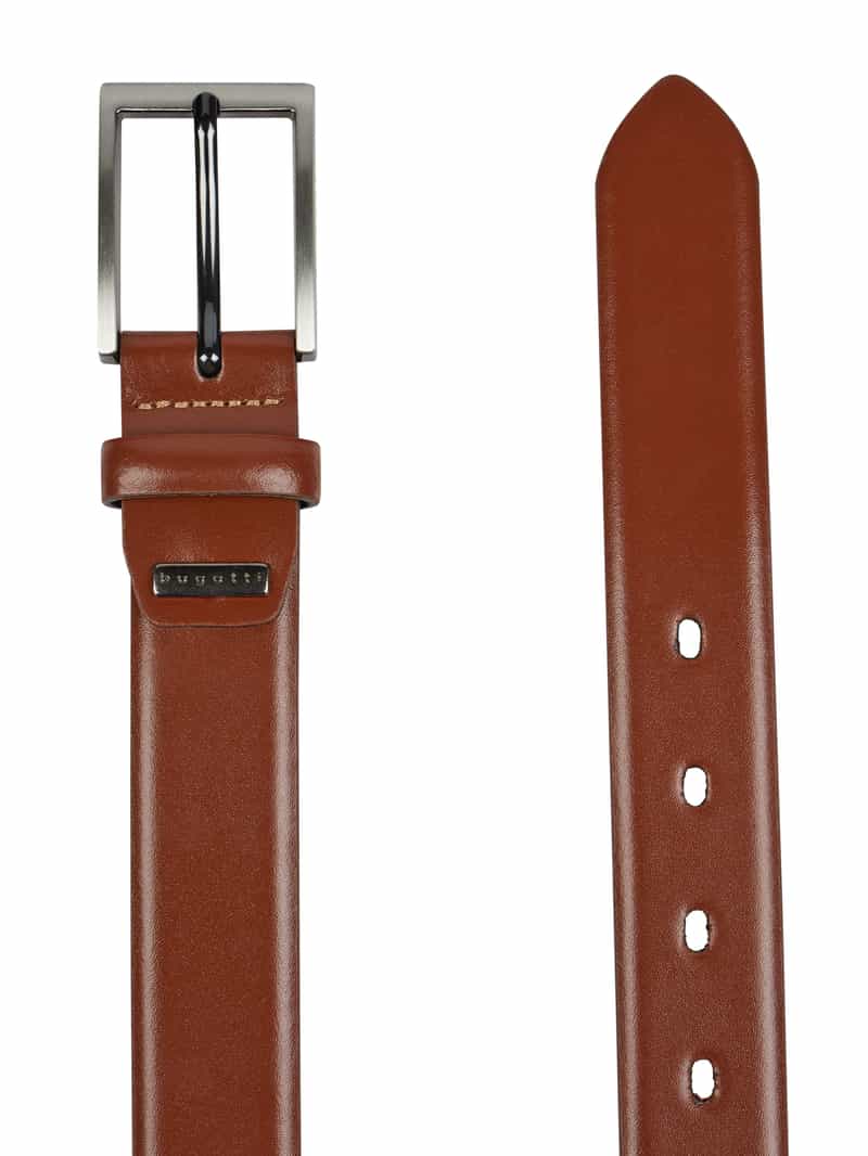 Bugatti Leren ceintuur met doornsluiting