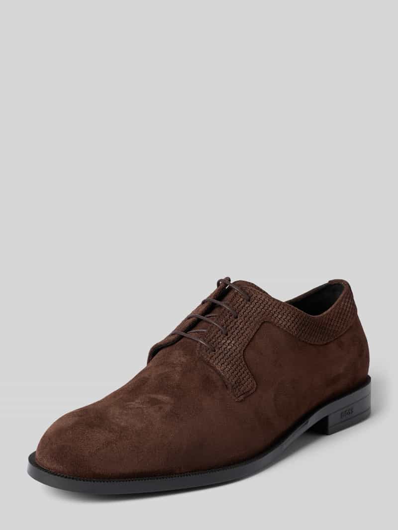 Veterschoenen van echt runder suède model 'TAYIL'