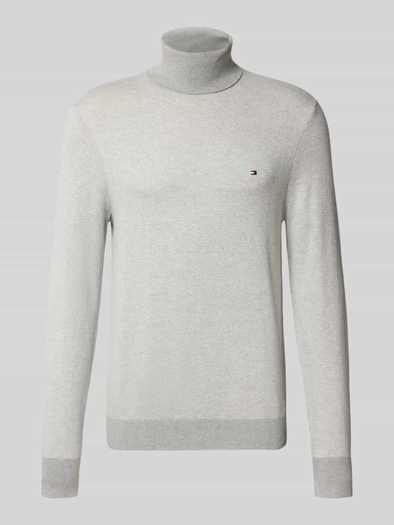 Tommy Hilfiger Regular fit coltrui van een mix van katoen en kasjmier
