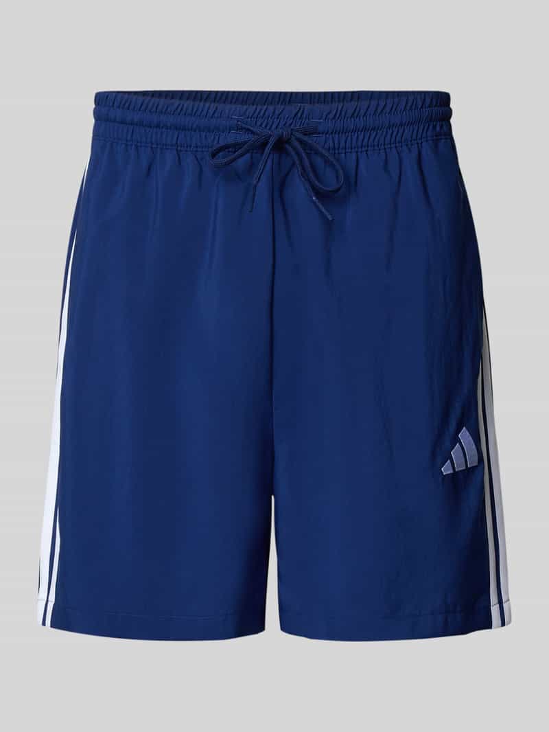 adidas Sportswear Korte broek met labelstitching en elastische band