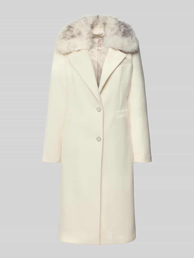 Guess Regular fit lange jas met reverskraag model 'Karole'