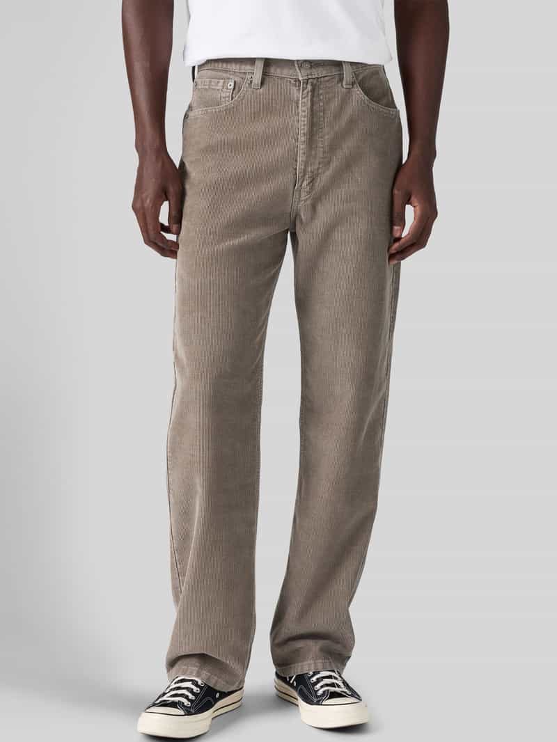 Levi's Loose straight fit corduroy broek van puur katoen model '565™'