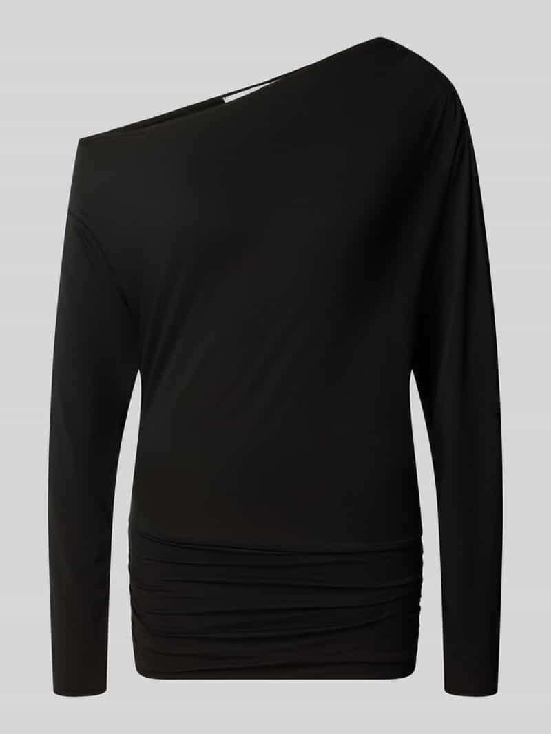 Topshop Shirt met lange mouwen in off-shoulder-look model 'RINA'
