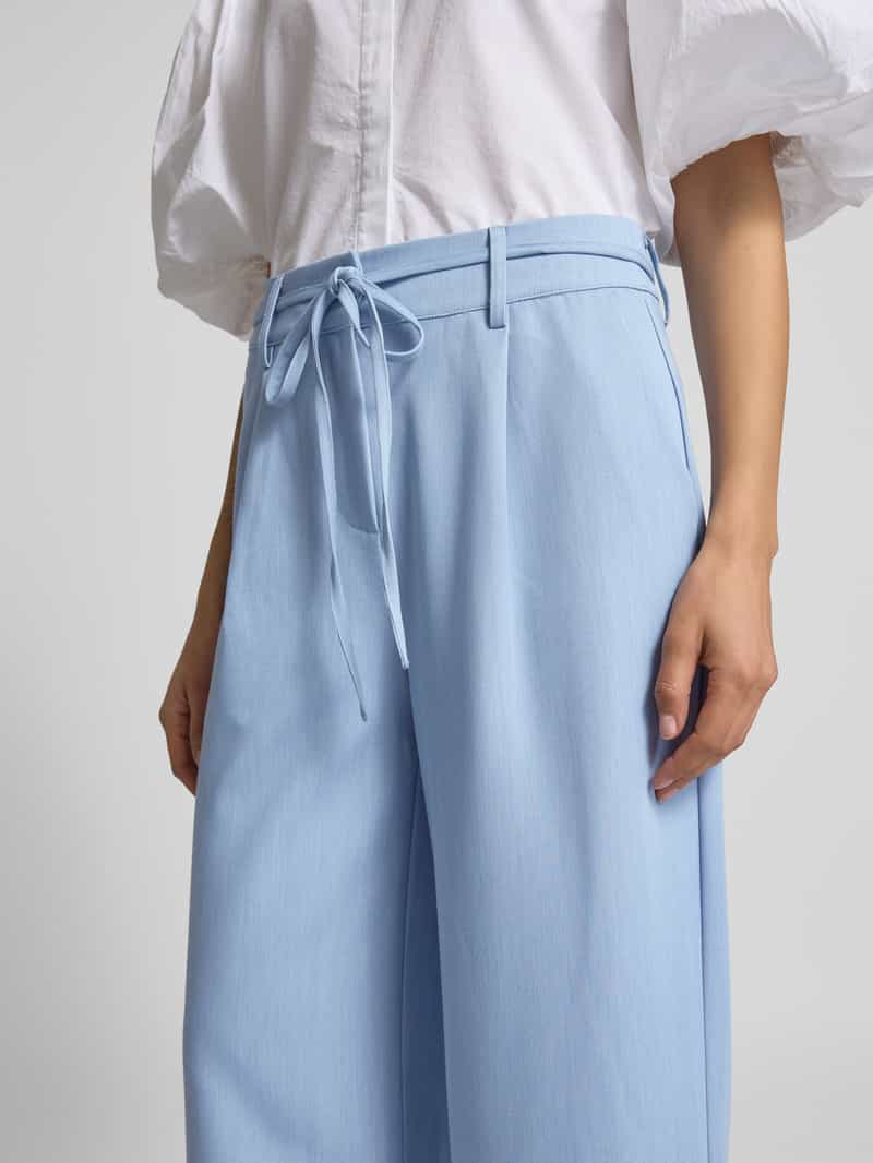moves Flared stoffen broek met tunnelkoord model 'Andriana'