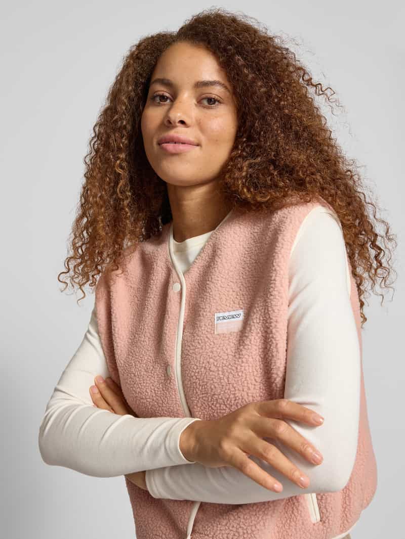 Review Gilet met drukknoopsluiting