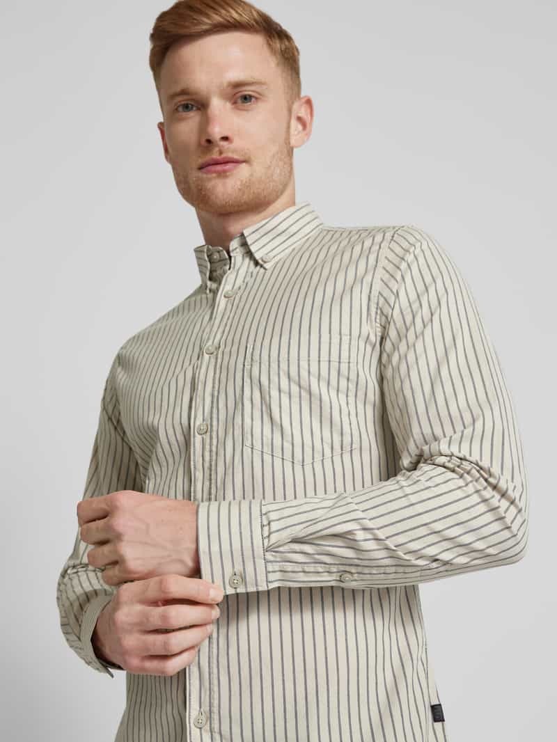 s.Oliver RED LABEL Slim fit vrijetijdsoverhemd met borstzak