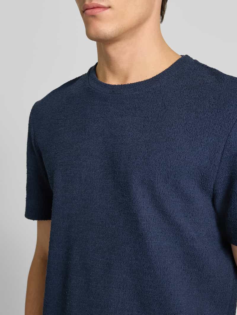 Boss T-shirt met labelstitching model 'Taut'