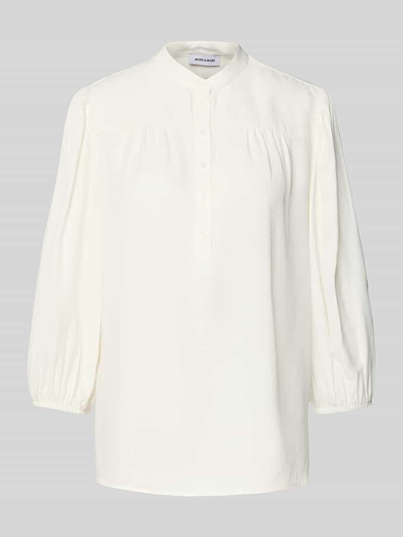MORE & MORE Blouseshirt met korte knoopsluiting