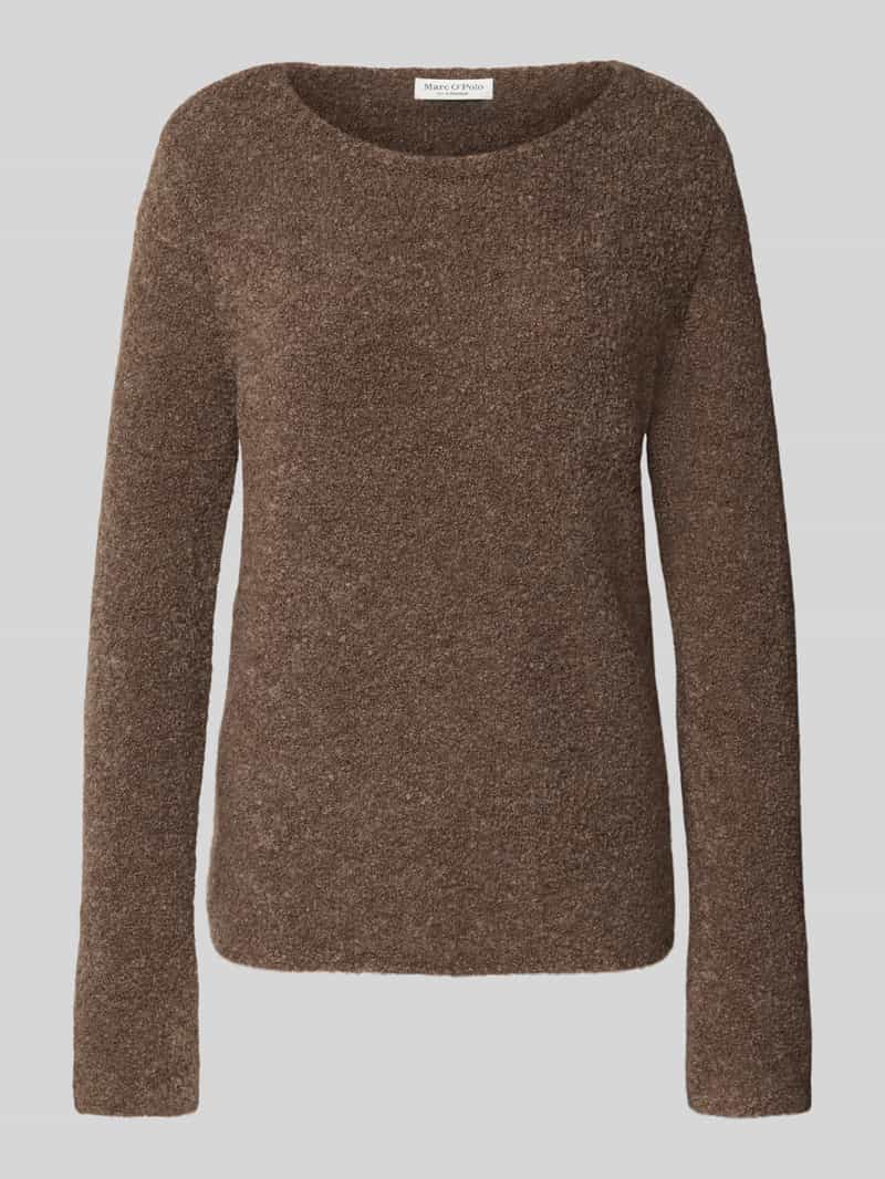 Marc O'Polo Regular fit gebreide pullover van scheerwolmix met alpaca