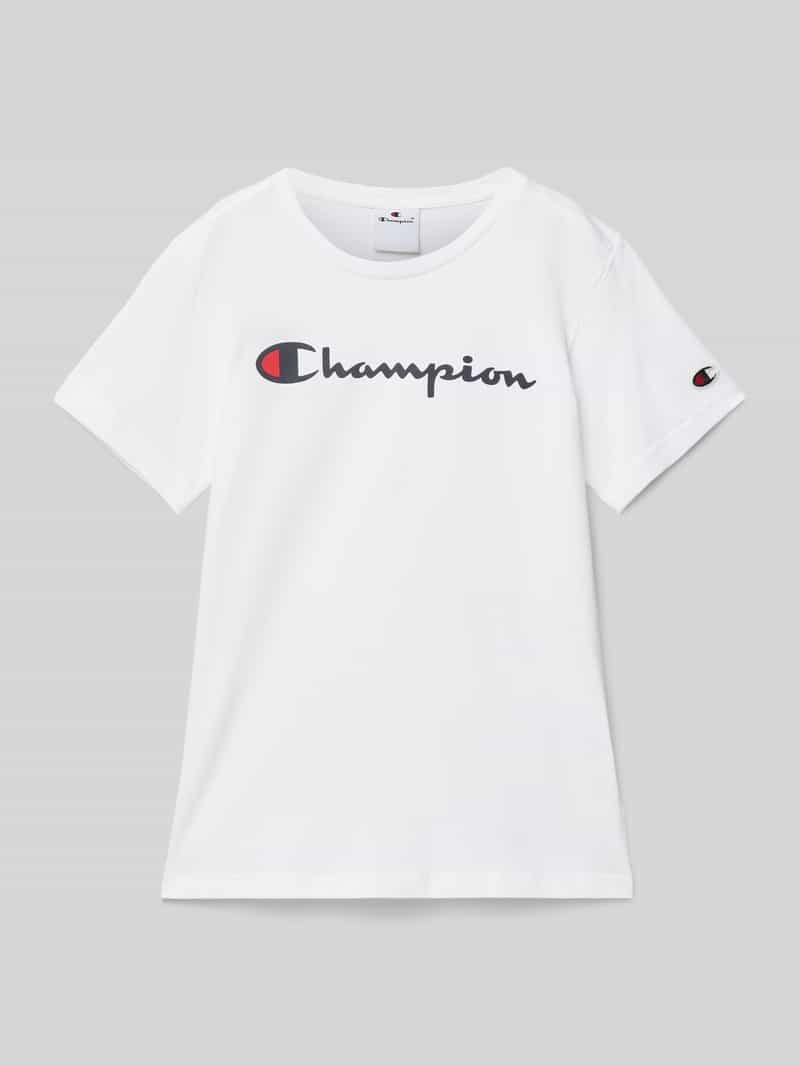Champion T-shirt met labelprint