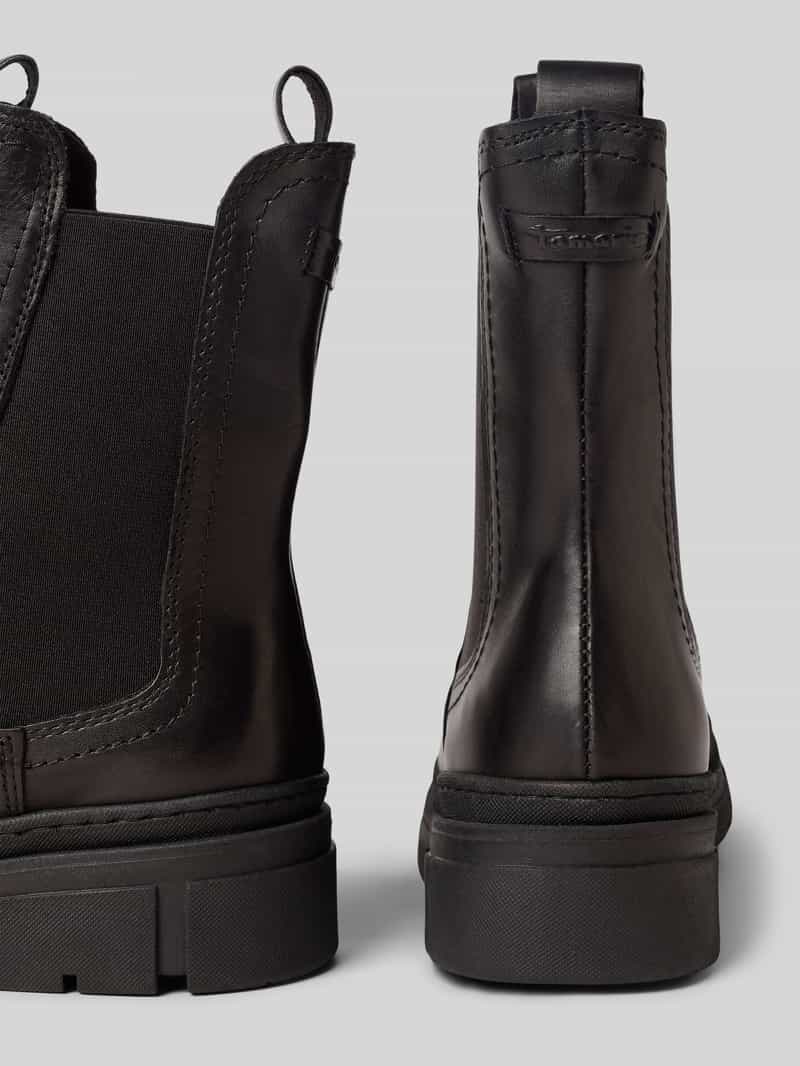tamaris Chelsea boots van echt runderleer
