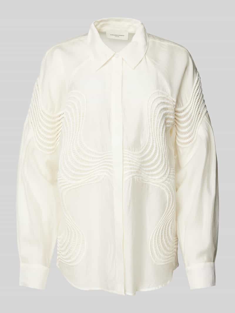 Copenhagen Muse Regular fit blouse met structuurmotief model 'MOLLY'