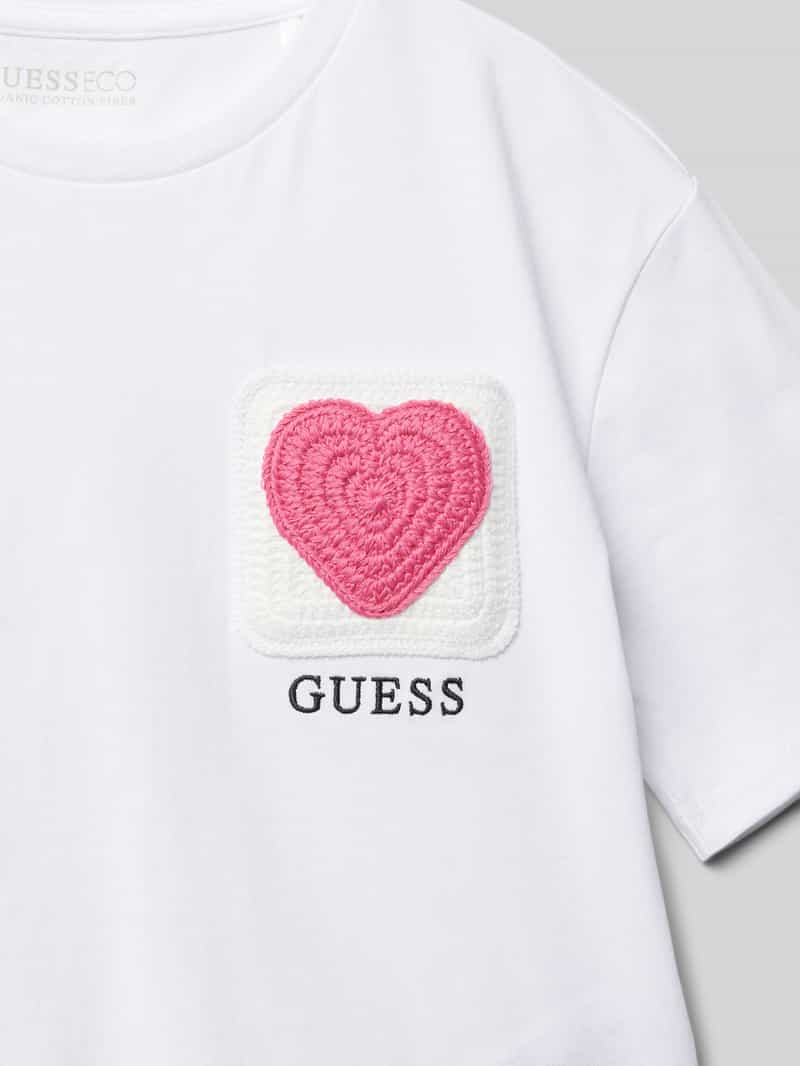 Guess T-shirt met labeldetails