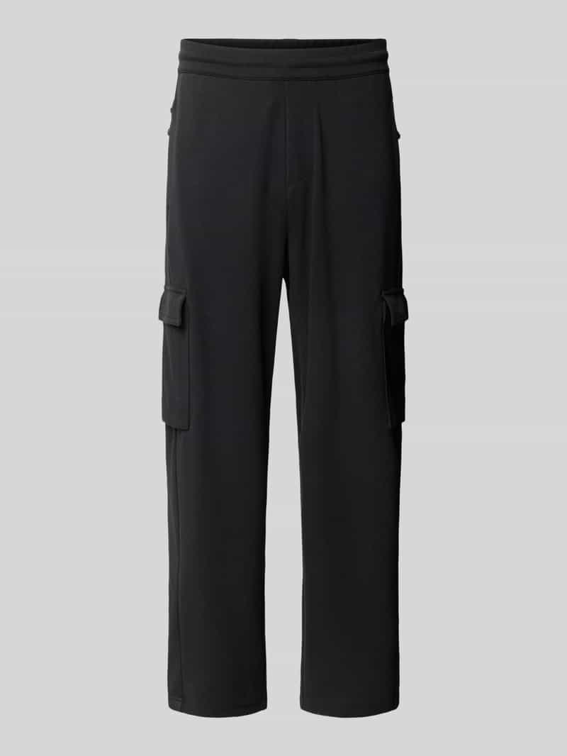 EA7 Emporio Armani Sweatpants met cargozakken