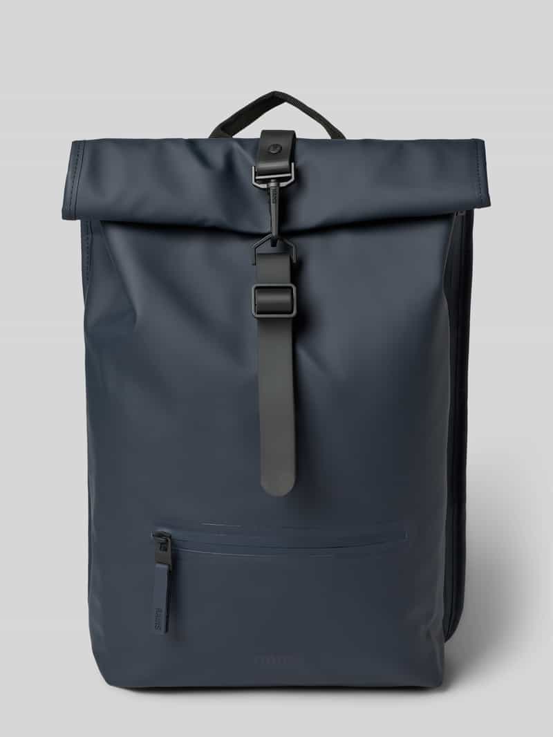 Rains Rolltop-rugzak met verstelbare schouderbanden