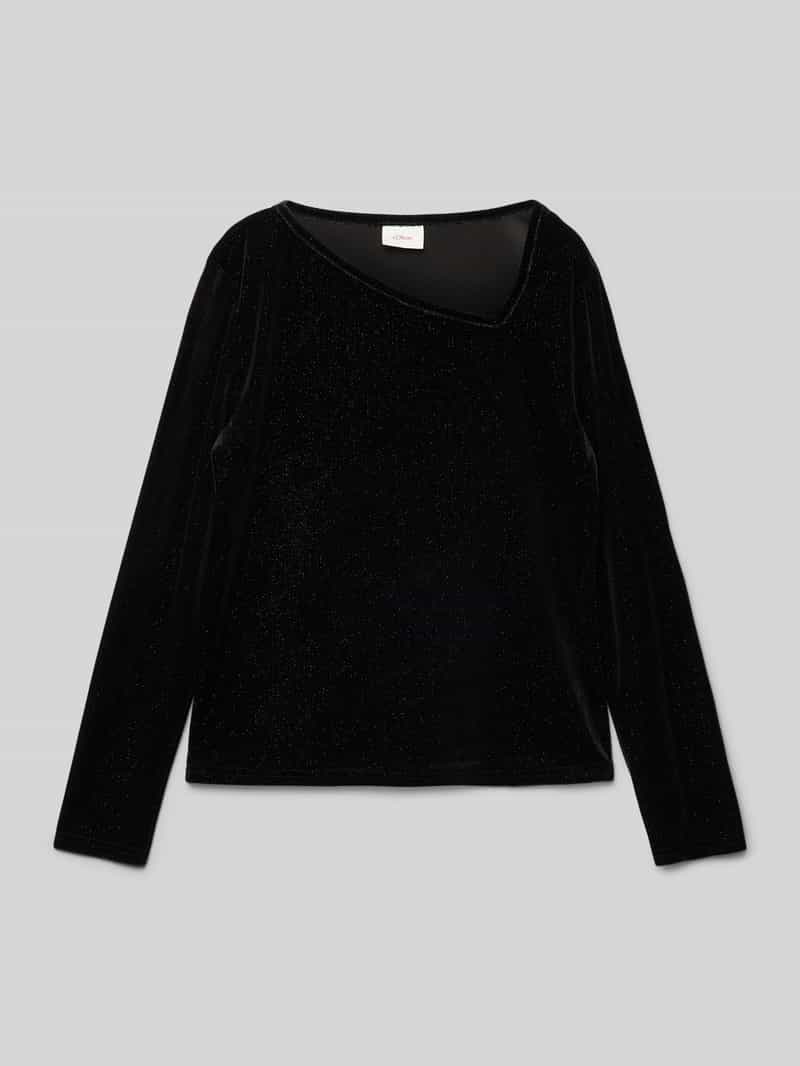 s.Oliver RED LABEL Regular fit pullover met glitterdetails