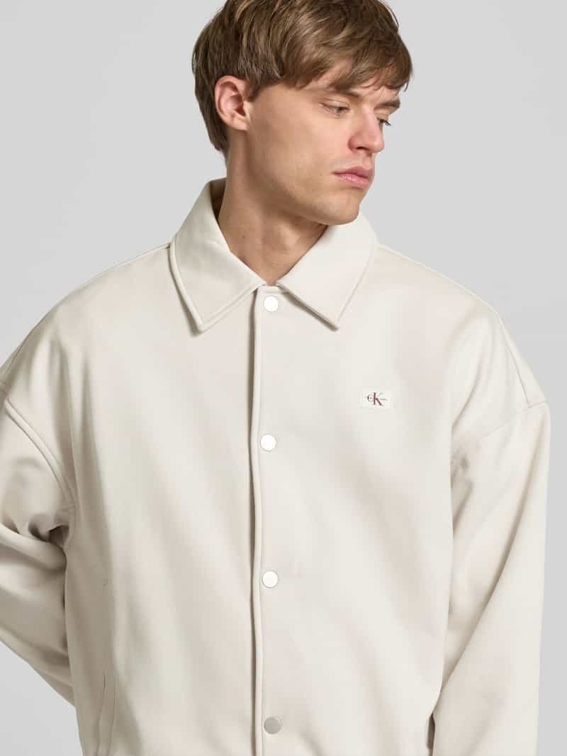 Calvin Klein Jeans Sweatjack met labelpatch