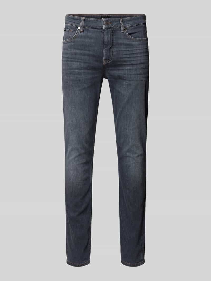 Boss Slim fit jeans in labeldetail model 'Delaware'