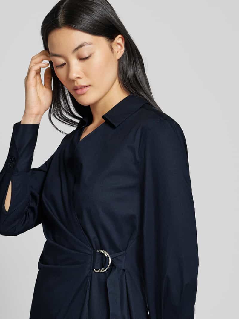 Boss Midi-jurk met platte kraag model 'Dasatini'