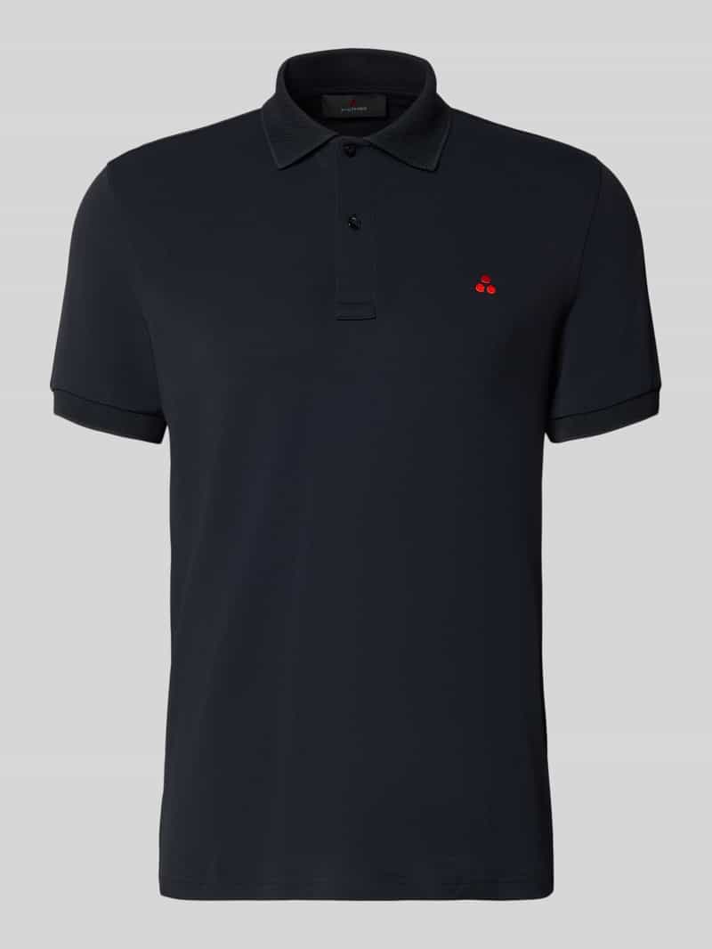 regular fit poloshirt met stitching model 'PLANTAGO'