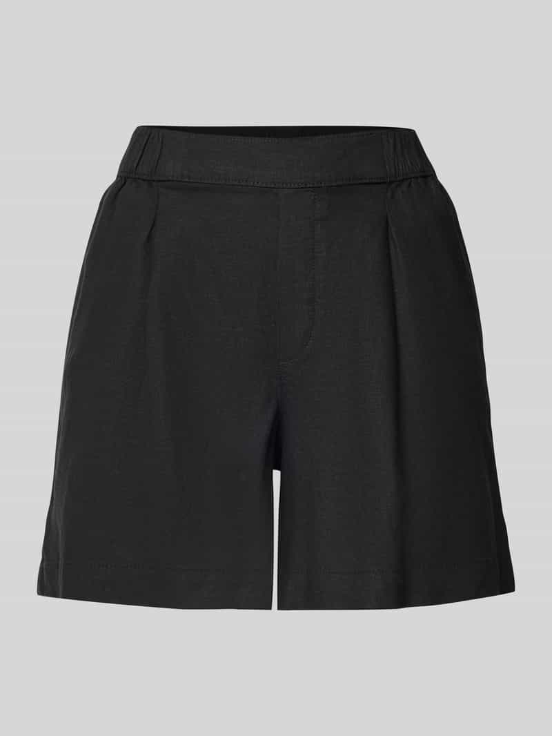 s.Oliver RED LABEL Relaxed fit korte broek van een mix van linnen en viscose