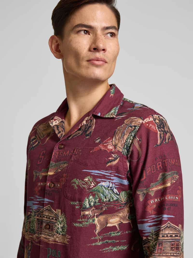 Polo Ralph Lauren Classic fit vrijetijdsoverhemd met borstzak model 'CLADY'