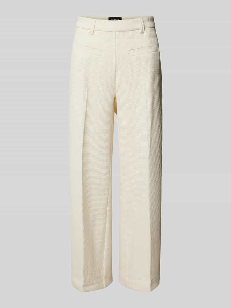 ROSNER Wide leg stoffen broek met structuurmotief model 'Mara'