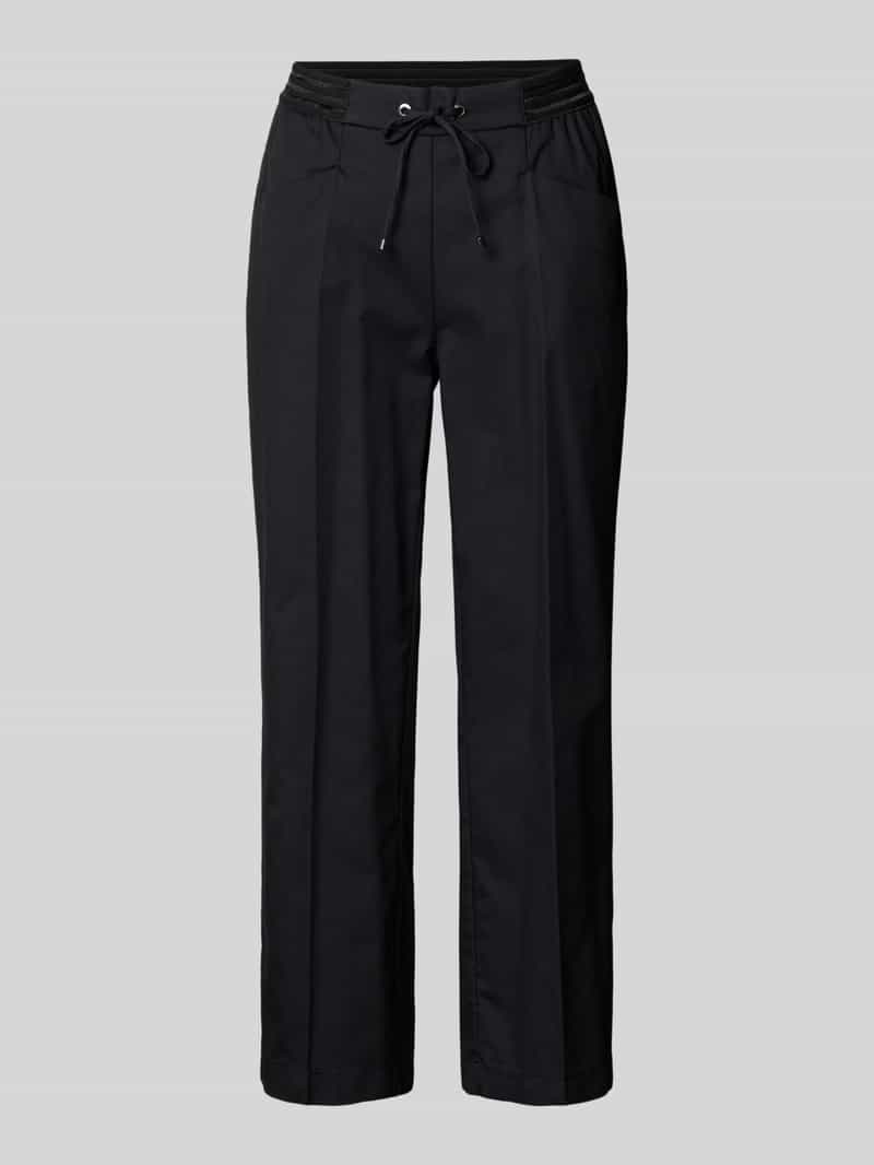 TONI Wide leg stoffen broek met verkort model 'Sue'