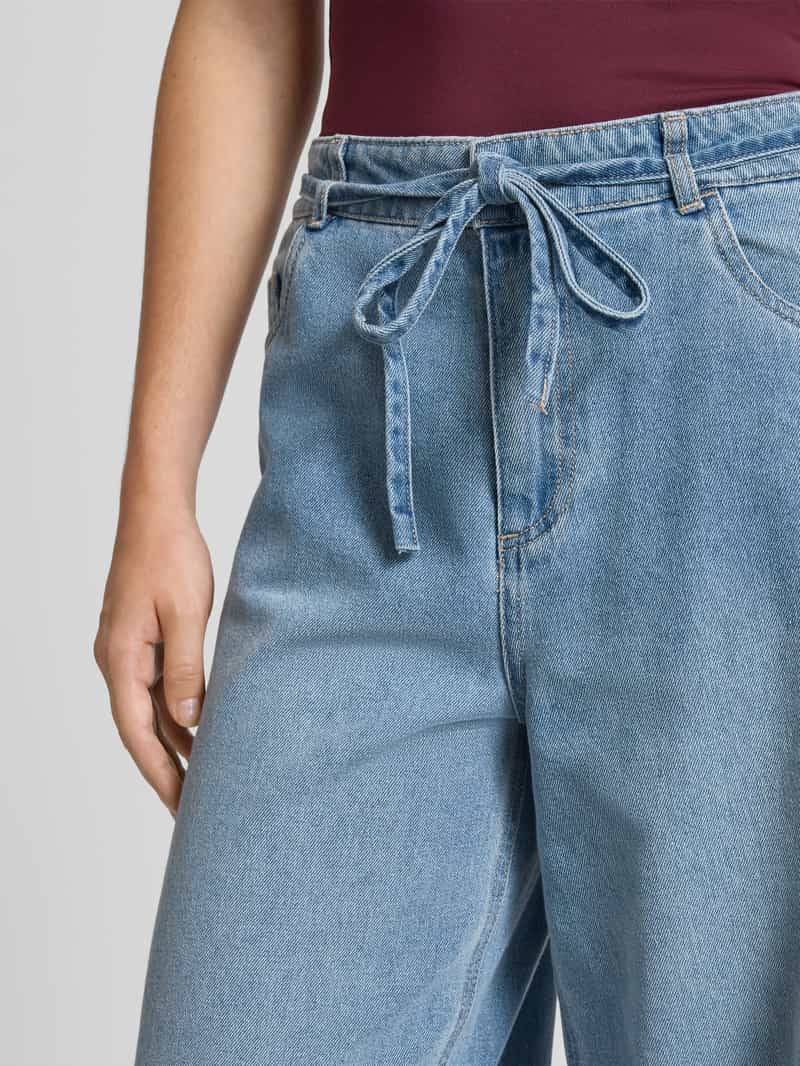 Noisy May Loose fit jeans met strikceintuur model 'MAISY'