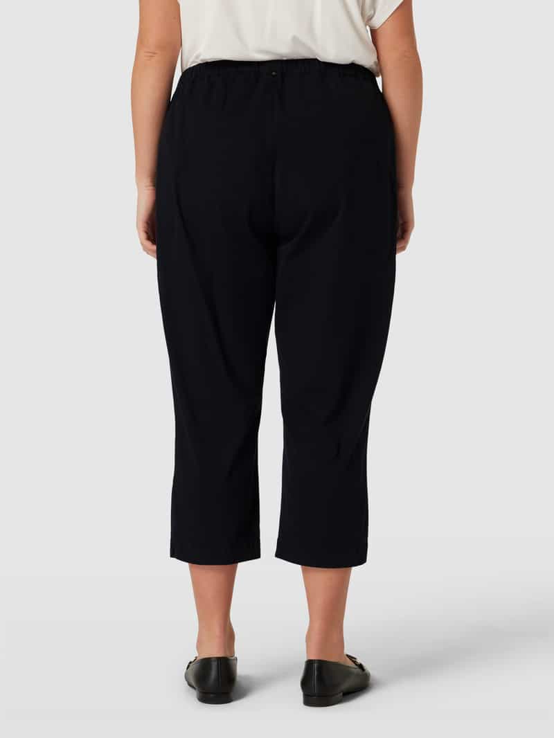 PLUS SIZE capribroek met elastische band, model 'RECOARO' Marina Rinaldi