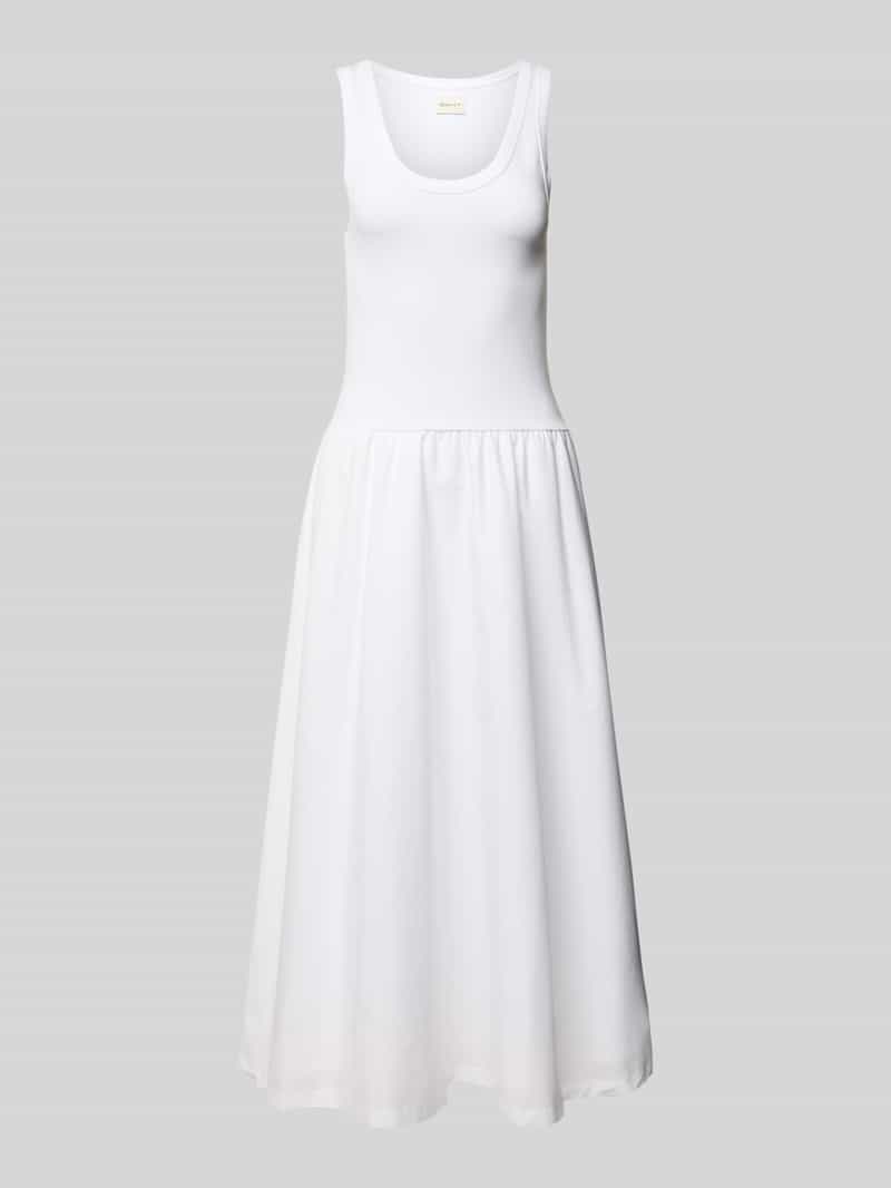 Gant Midi-jurk met ronde hals en brede bandjes