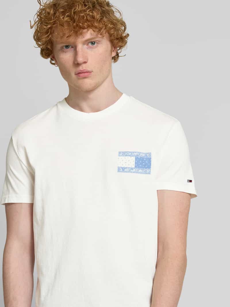 Tommy Jeans Regular fit T-shirt van puur katoen