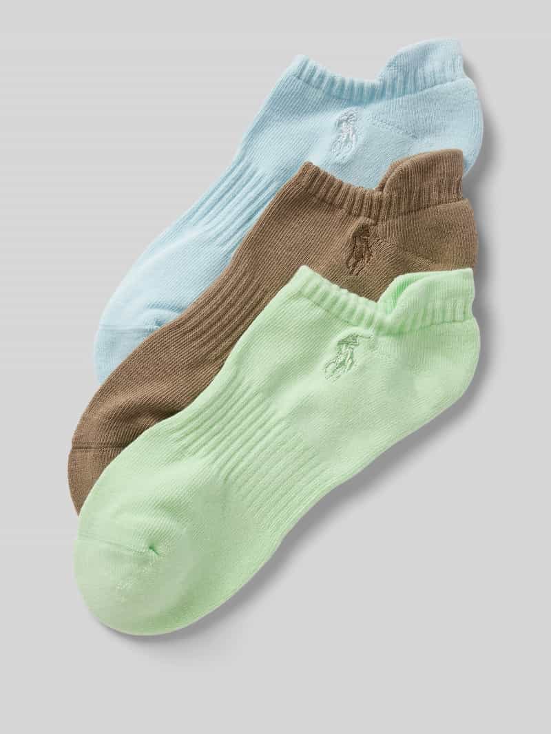 Polo Ralph Lauren Underwear Sokken met labelstitching in een set van 3 paar