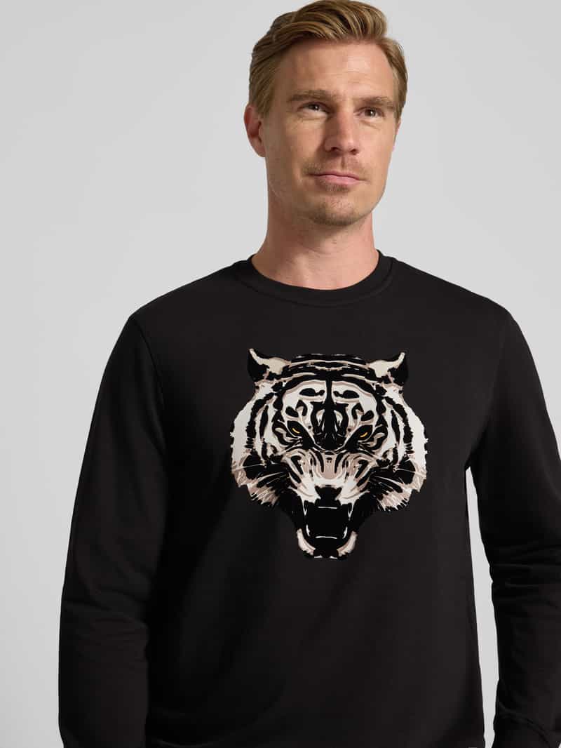 Antony Morato Regular fit sweatshirt met dierenprint