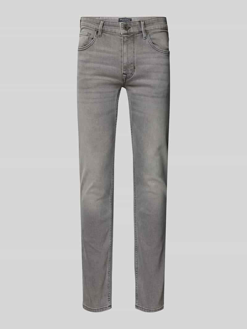 Marc O'Polo Straight fit jeans met labelpatch