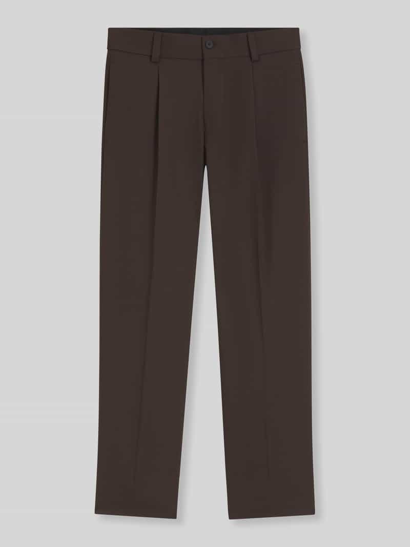 HUGO modern fit pantalon met viscose model 'Flips251X'