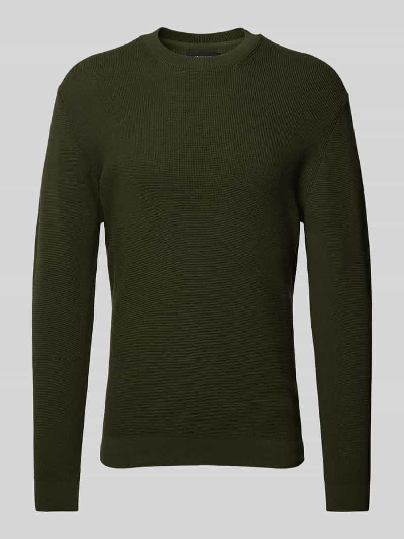 Matinique Gebreide pullover met labeldetail model 'lagoon'