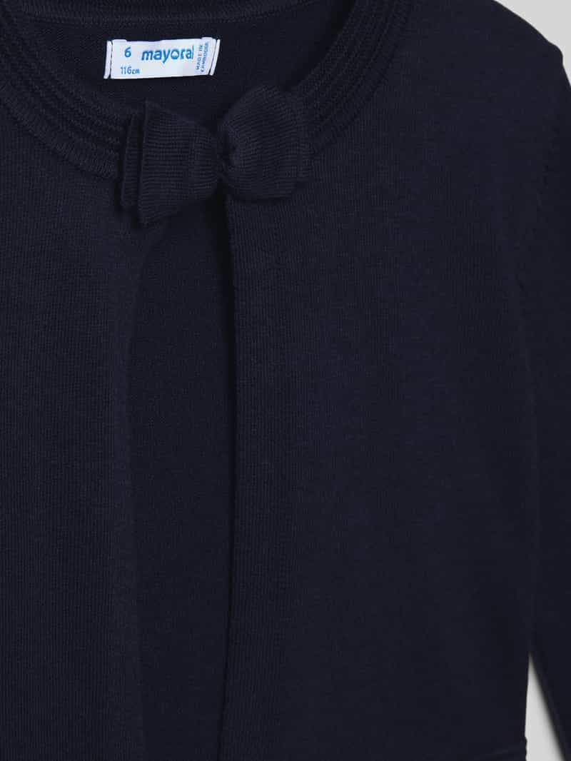 Mayoral Gebreid jack met strikdetail