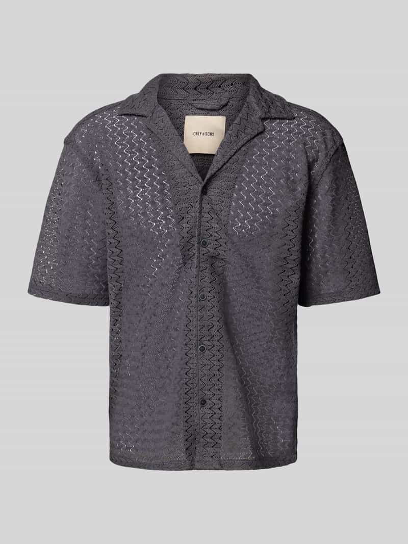 Only & Sons Relaxed fit vrijetijdsoverhemd met reverskraag model 'NOVAK'