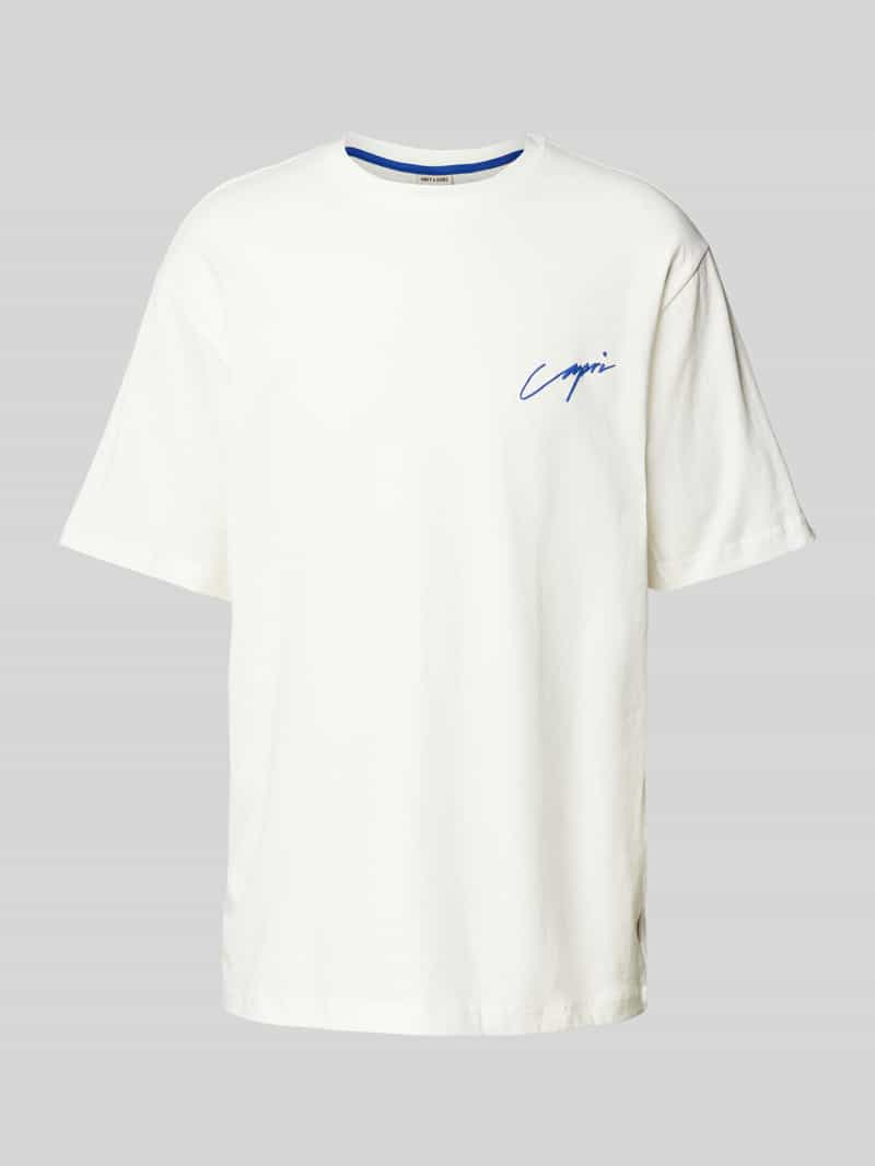 Only & Sons T-shirt met stitchingdetail model 'MILO'